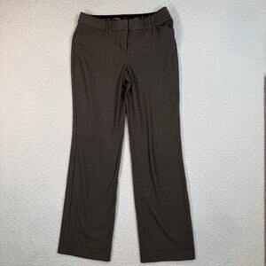 Express editor brown trouser slacks size 2R womens business attire